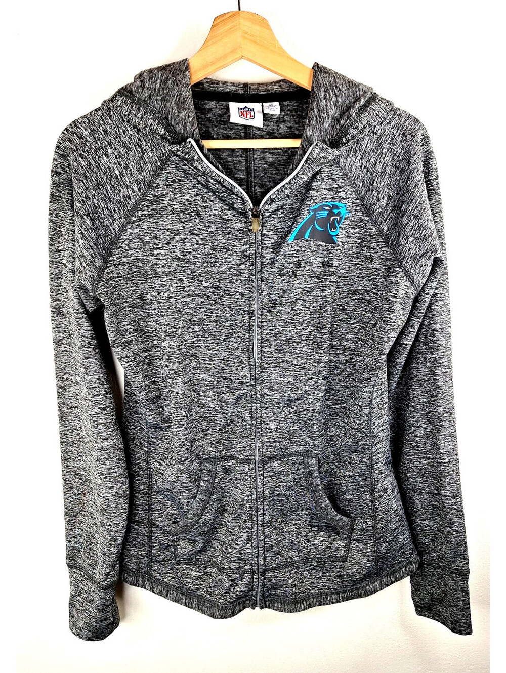 NFL Team Apparel Carolina Panthers Hoodie Blokecore Athleisure  Streetwear Sz M
